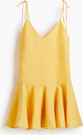 H&M Ausgestelltes Kleid - Yellow