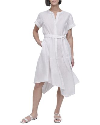 DKNY Dkny Linen Wrap Dress