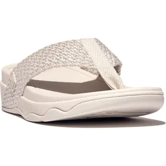FitFlop Surfa Flip Flop in Paris Beige at Nordstrom, Size 11