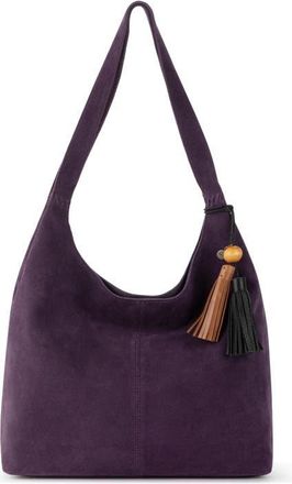 The Sak Huntley Hobo Bag in Aubergine Suede at Nordstrom