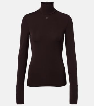 Courr&egrave;ges Courr&egrave;ges Jersey turtleneck sweater
