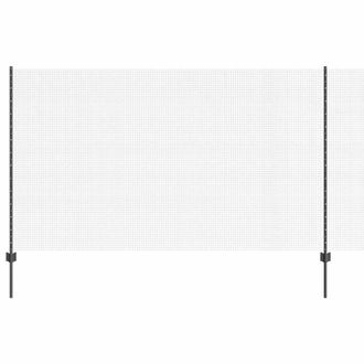Berkfield Home Welded Wire Fence with 10 U Posts Grey 1.4x10 m Steel in Dark Grey