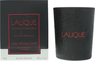 Lalique Les Vendanges Saint-Emilion France Perfumed Candle 190g | TJ Hughes