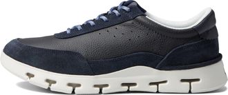 Clarks Mens Nature X One Shoes, Color Navy Nubuck/Textile Combi, Size: 9 UK Wide