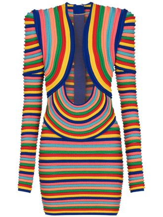 Balmain Abito in maglia - Giallo