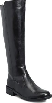 B&oslash;rn Campbell Leather Knee High Boot in Black Leather at Nordstrom, Size 9.5