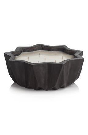 Zodax Villa Nouza 7-Wick Concrete Candle in Grayish Black at Nordstrom Rack