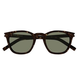 Saint Laurent Sunglasses Sl 28 049 Havana/Green Unisex