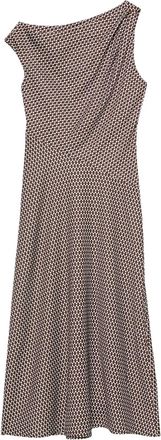 Calvin Klein Abito midi monospalla - Toni neutri