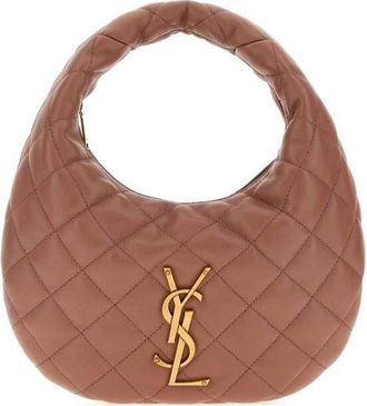 Saint Laurent Antiqued Pink Nappa Leather Icarino Shoulder Bag Coralparadise Borse A Mano