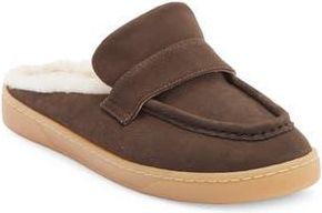 J/Slides Hudson Faux Shearling Lined Mule in Dark Brown at Nordstrom Rack, Size 7.5