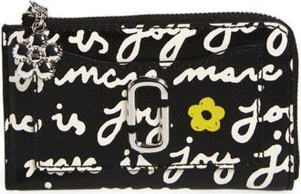 Marc Jacobs The Joy Top Zip Multi Snapshot Wallet in Black Multi at Nordstrom