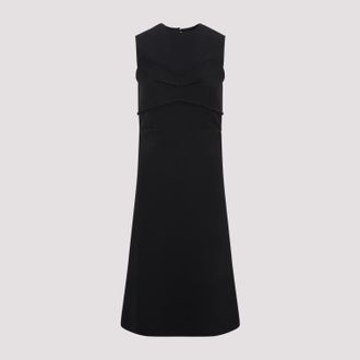 Sportmax Black Stretch Polyester Mirto Dress