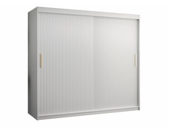 Mirjan24 Armario Hartford 400, Blanco, 200x200x62cm, Puertas De Armario: Correderas, N&uacute;mero De Estantes: 0