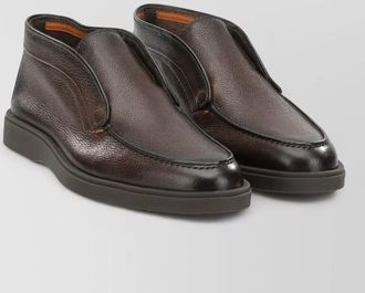 Santoni leather loafers