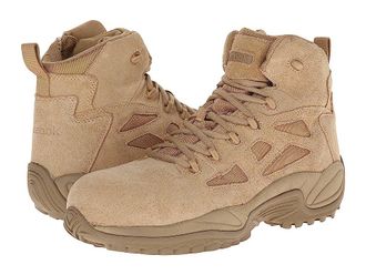 Reebok Rapid Response RB 6 CT Mens Work Boots Desert Tan : 9.5 D - Medium, Suede/Textile