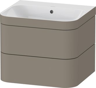 Duravit Duravit Happy D.2 Plus Set Suspendido, 575x490mm, 2 Cajones, Sin