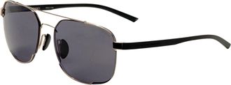 Porsche Design Mens 59mm Gold Sunglasses