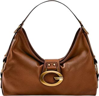 Guess Camden Schoudertas - Dames - Schoudertassen - Bruin - ONE Size - Leer - Tassen