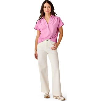 Carve Designs Audrey Wide Leg in White at Nordstrom, Size 12 31