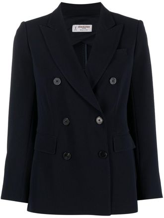 Alberto Biani Blazer met dubbele rij knopen - Blauw