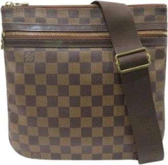 Louis Vuitton Pre-owned Cross Body Bags, female, Brown, Size: ONE SIZE Pre-owned Pochette Bosphore Damier Shoulder Bag