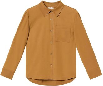 Twinset Dames, Blouses & Shirts, Bruin, Maat: M Wol