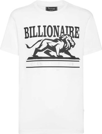 Billionaire Boys Club ss lion-print crew-neck T-shirt - White