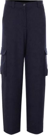 Pinko Pantalones Caldaro - Trousers - Mujer - Azul - XS