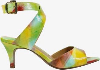 J. Rene&eacute; Womens Soncino Ankle Strap Sandals In Bright Multi Paint