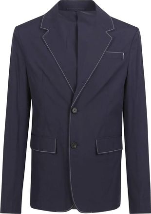 Prada Jack met opgestikte zak - Blauw