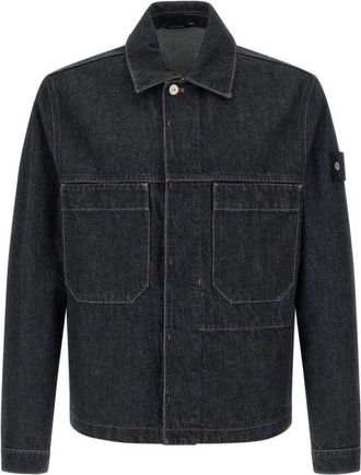 Stone Island Denim Jacket - Heren - Spijkerjassen - Blauw - S - Denim - Jassen