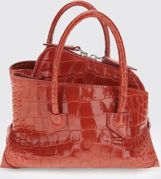 The Attico Mini borsa a mano La Passeggiata in pelle di vitello stampa cocco