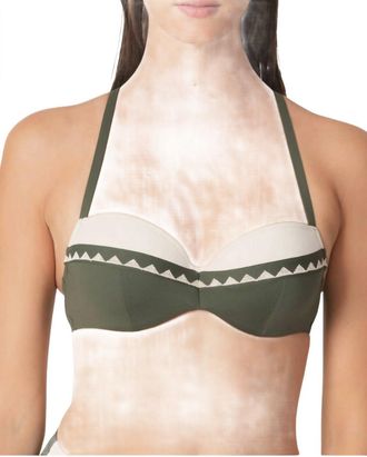 Marie Jo Gina Padded Cup Bra In Dark Olive
