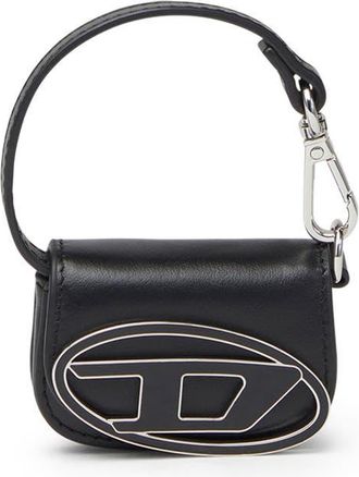 Diesel Micro 1DR Leather Bag Charm in Black at Nordstrom
