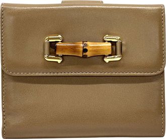 Gucci Brown Leather Wallet (Bi-Fold) (Pre-Owned)