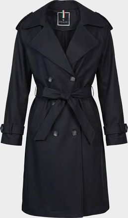 Gorski Wool Belted Double-Breasted Trench Coat