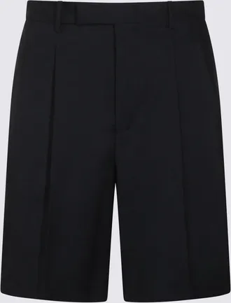 Jil Sander Shorts Blue And Green-Uomo