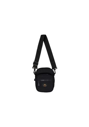 Alpha Industries Umh&auml;ngetasche ALPHA INDUSTRIES Label Messenger Bag S, Herren, Gr. onesize, schwarz, Obermaterial: 100% Polyester; Futter: 100% Nylon, Taschen Umh&auml;nget