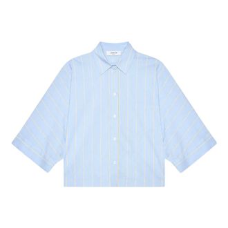 Janice Dames, Blouses & Shirts, Blauw, Maat: 2XL