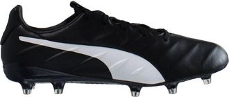 Puma Mens Unisex KING Platinum 21 FG/AG s Football Boots - Black Leather - Size UK 10.5