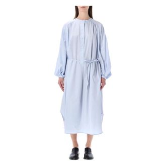 Loulou Studio Shirt Dresses, female, Blue, Size: XS Vitti Shirt Dress