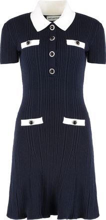 Self Portrait Ribbed Knit Dress
