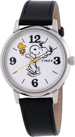 Timex X Peanuts Marlin 75th Anniversary Edition Quartz White Dial Watch TW2Y19900