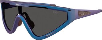 Moncler Q74001 Zonnebril - Heren - Zonnebrillen - Blauw - 36 MM - Accessoires