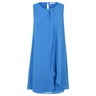 Betty & Co Korte Jurk - Dames - Jurken - Blauw - Maat: L