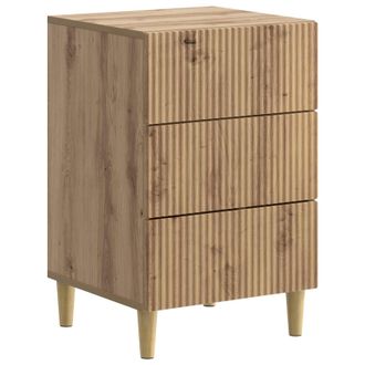 vidaXL Armario De Noche Con Caj&oacute;n Roble Artesanal 43 X 41 X 66,5 Cm Vidaxl