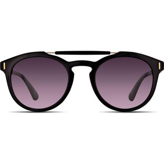 Velvet Eyewear Amelia Sunglasses in Black Grey at Nordstrom