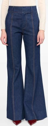 Christy Lynn Rowen katoenen jeans - Blauw
