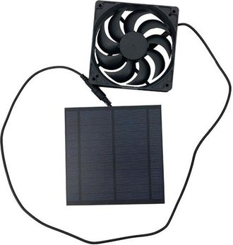 OEM Ventilador Con Panel Solar, Extractor De Aire Sostenible, Apto Para Invernaderos